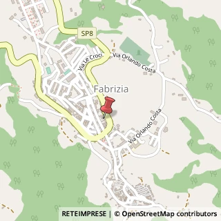 Mappa Via Doria, 1, 89823 Fabrizia, Vibo Valentia (Calabria)
