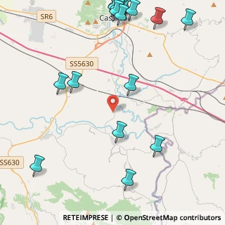 Mappa Via Panaccioni, 03043 Cassino FR, Italia (6.661)