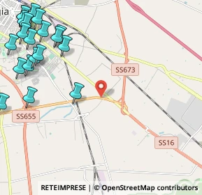Mappa Str. del Salice Nuovo incrocio, 71122 Foggia FG, Italia (3.47)