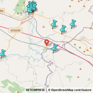 Mappa Via Casamarina, 03044 Cervaro FR, Italia (6.50538)