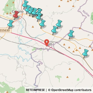 Mappa SS 430 via Valle Del Garigliano, 03043 Cassino FR (6.08813)