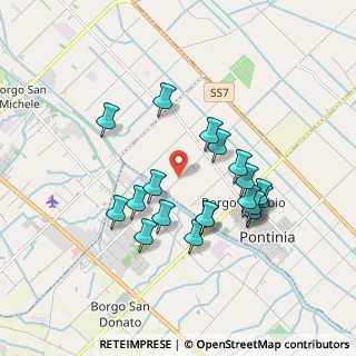 Mappa Via Migliara 46 Dx, 04014 Pontinia LT, Italia (1.7875)