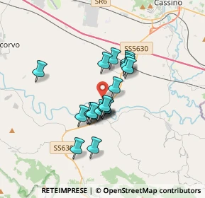Mappa SP 152, 03040 Pignataro Interamna FR, Italia (2.613)