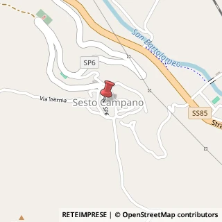 Mappa Via Prato Calvario, 11, 86078 Sesto Campano, Isernia (Molise)