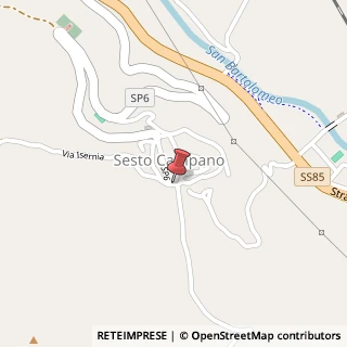 Mappa Viale Guglielmo Marconi, 16, 86078 Sesto Campano IS, Italia, 86079 Venafro, Isernia (Molise)