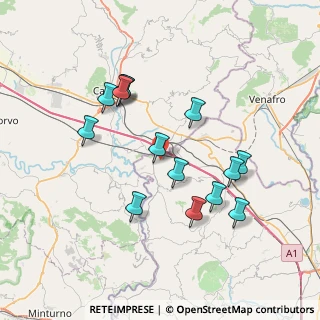 Mappa Unnamed Road, 81040 Rocca D'evandro CE, Italia (7.43714)