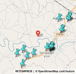 Mappa Via S.P Ravano, 03037 Pontecorvo FR, Italia (2.6445)