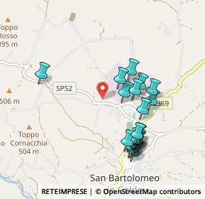 Mappa SP90, 82028 San Bartolomeo In Galdo BN, Italia (1.0135)