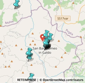 Mappa SP90, 82028 San Bartolomeo In Galdo BN, Italia (3.25)