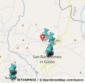 Mappa SP90, 82028 San Bartolomeo In Galdo BN, Italia (2.607)