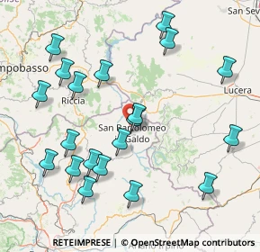 Mappa SP90, 82028 San Bartolomeo In Galdo BN, Italia (18.8245)