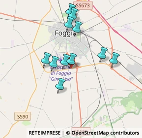 Mappa S.S. 673 ex ss.16 km.17, 71122 Foggia FG, Italia (3.59083)