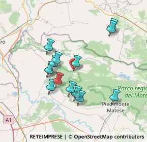 Mappa 81010 Valle Agricola CE, Italia (6.95643)