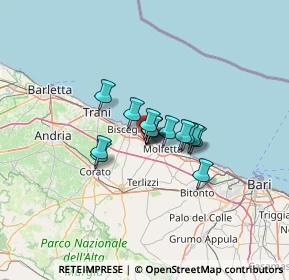 Mappa Outlet Village, 70056 Molfetta BA, Italia (7.29733)