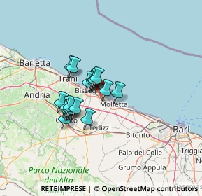 Mappa Outlet Village, 70056 Molfetta BA, Italia (9.74056)