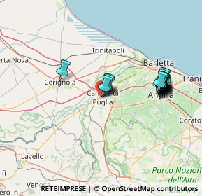 Mappa Via Col. Gerardo Chiancone, 76012 Canosa di Puglia BT, Italia (15.171)
