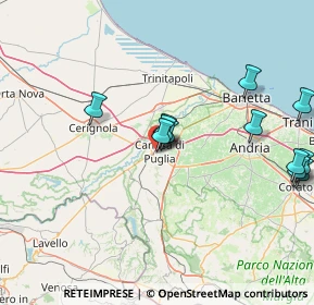 Mappa Via Col. Gerardo Chiancone, 76012 Canosa di Puglia BT, Italia (17.45583)