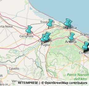 Mappa Via Col. Gerardo Chiancone, 76012 Canosa di Puglia BT, Italia (19.876)