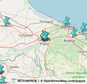 Mappa Via Col. Gerardo Chiancone, 76012 Canosa di Puglia BT, Italia (23.59167)