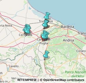 Mappa Via Col. Gerardo Chiancone, 76012 Canosa di Puglia BT, Italia (10.00333)