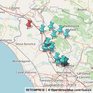 Mappa Via San Nicola, 81042 Calvi Risorta CE, Italia (12.7155)