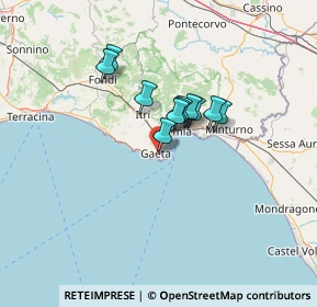 Mappa P.za Mazzoccolo, 04024 Gaeta LT, Italia (9.35545)
