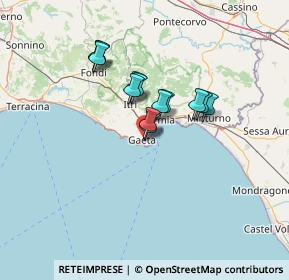 Mappa P.za Mazzoccolo, 04024 Gaeta LT, Italia (10.30538)