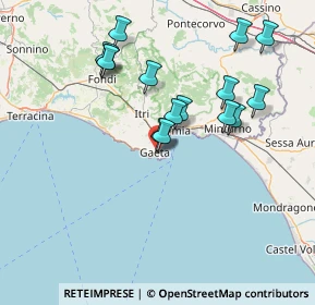Mappa Via Indipendenza, 04024 Gaeta LT, Italia (15.26933)