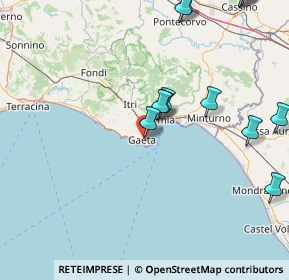 Mappa Via Indipendenza, 04024 Gaeta LT, Italia (21.93615)