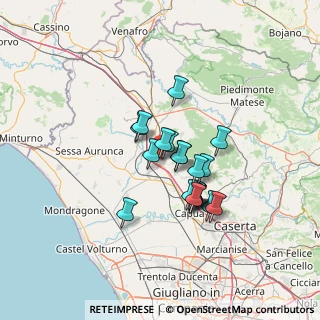 Mappa Via Grazia Deledda, 81042 Calvi Risorta CE, Italia (10.5315)