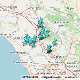 Mappa Via Grazia Deledda, 81042 Calvi Risorta CE, Italia (10.1495)