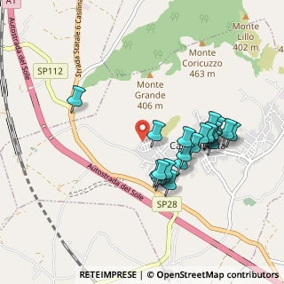 Mappa Via Vignozze, 81042 Calvi Risorta CE, Italia (0.931)