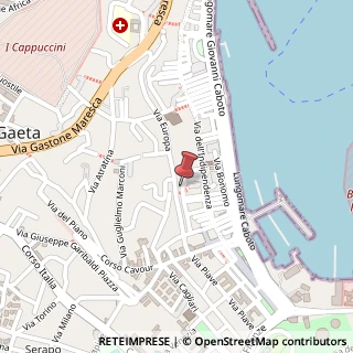 Mappa Via Monte Grappa, 53, 04024 Gaeta, Latina (Lazio)