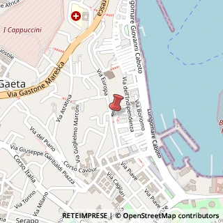 Mappa Via Monte Grappa, 57, 04024 Gaeta, Latina (Lazio)