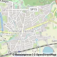 Kaart Telese Terme