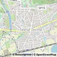 Mapa Telese Terme