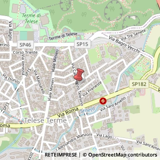 Mappa Via Caio Ponzio Telesino, 39, 82037 Telese Terme, Benevento (Campania)