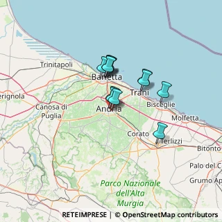 Mappa Via Palmiro Togliatti, 70031 Andria BT, Italia (9.76833)
