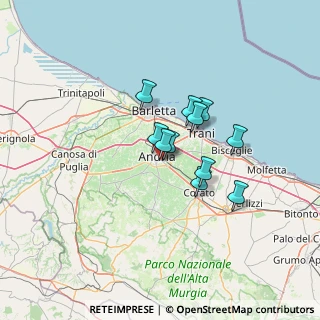 Mappa Via Palmiro Togliatti, 70031 Andria BT, Italia (9.57273)