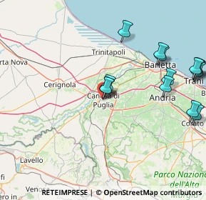 Mappa Vico Ottaviano, 76012 Canosa di Puglia BT, Italia (19.99786)