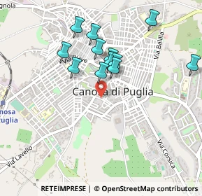 Mappa Vico Ottaviano, 76012 Canosa di Puglia BT, Italia (0.45333)