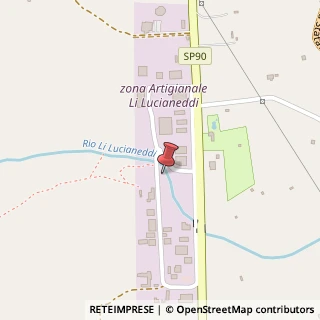 Mappa Zona Artigianale LI Lucianeddi, 07028 Santa Teresa Gallura, Olbia-Tempio (Sardegna)