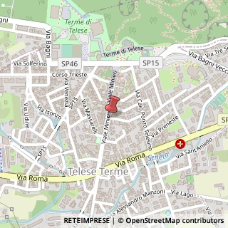 Mappa Viale Edoardo Minieri, 200, 82037 Telese Terme, Benevento (Campania)