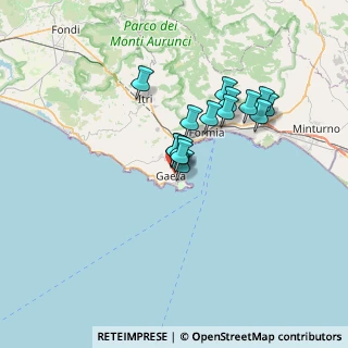 Mappa Via Caduti sul Mare, 04024 Gaeta LT, Italia (5.53)