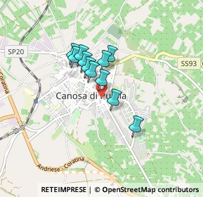 Mappa Via Alessandro Manzoni, 76012 Canosa di Puglia BT, Italia (0.62364)