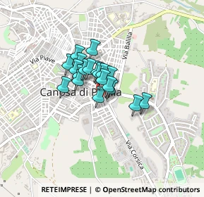 Mappa Via Alessandro Manzoni, 76012 Canosa di Puglia BT, Italia (0.2555)