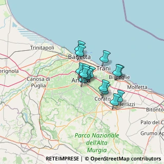 Mappa Via Enrico Fermi, 76123 Andria BT, Italia (8.79867)