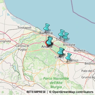 Mappa Via Enrico Fermi, 76123 Andria BT, Italia (7.94)