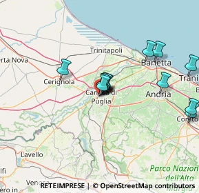 Mappa Via Sepolcro Antico, 76012 Canosa di Puglia BT, Italia (13.07231)