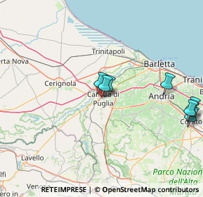 Mappa Via Arnaldo da Brescia, 76012 Canosa di Puglia BT, Italia (27.53429)